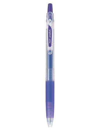 PILOT Długopis Żelowy Pop Lol 0,7 mm Fioletowy