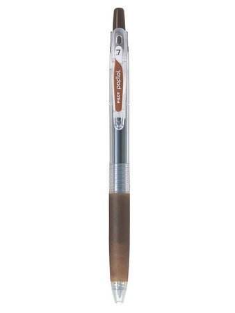 PILOT Długopis Żelowy Pop Lol 0,7 mm Ciemnobrązowy