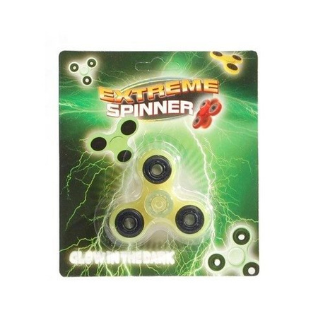 Extreme Spinner Świecący w Ciemności Kolor Żółty