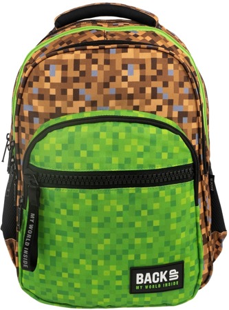 DERFORM BACKUP Plecak M39 Piksele dla fanów gry Minecraft