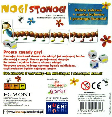 Egmont - Nogi Stonogi - Gra dla Dzieci