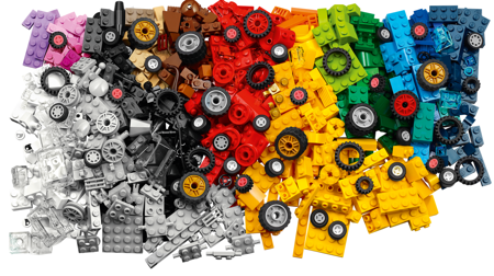 LEGO 11014 CLASSIC Klocki na Kołach Zestaw