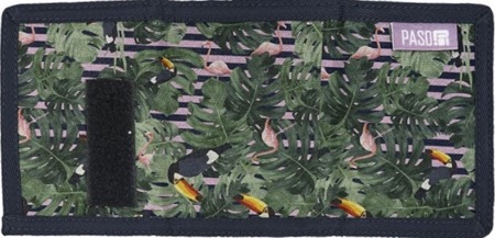 PASO Portfel PPMS19-882 Flamingi Tukany