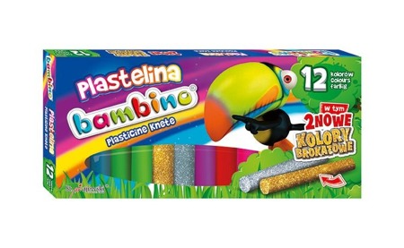 Plastelina - 12 Kolorów - Bambino