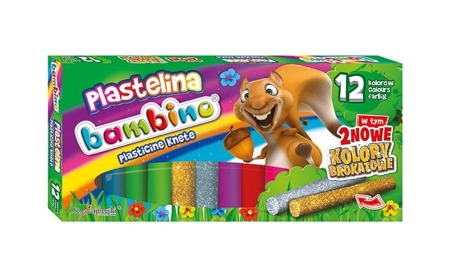 Plastelina - 12 Kolorów - Bambino