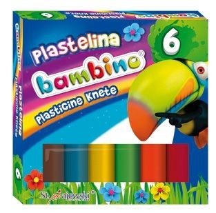 Plastelina 6 Kolorów Bambino