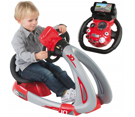 SMOBY - Symulator Jazdy z Kierownicą V8 Driver