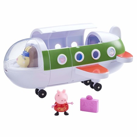 Świnka Peppa Samolot Peppy + figurka + 1 walizka