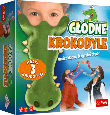 Trefl Głodne Krokodyle Rodzinna Gra Zręcznościowa
