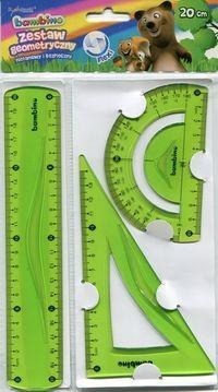 Zestaw Geometryczny 3el. 20 cm Bambino - Zielony